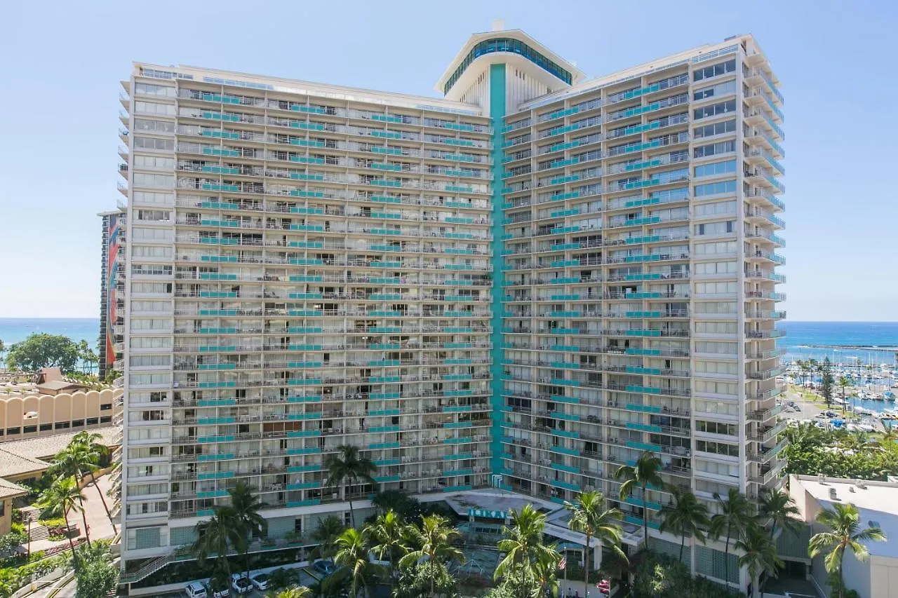 Ilikai Tower 1920 Lagoon View 1Br Honolulu Appartement