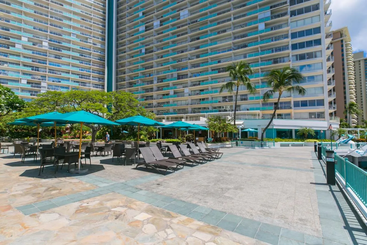 Ilikai Tower 1920 Lagoon View 1Br Honolulu Appartement